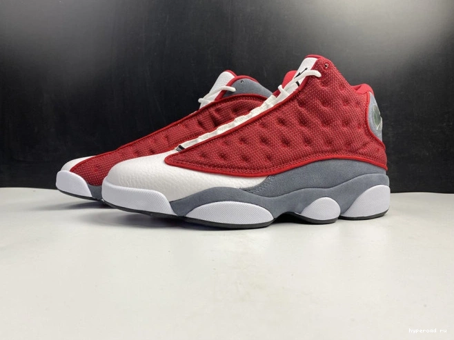 13 Gym 414571-600 Flint Jordan Grey Retro Air Red 0530